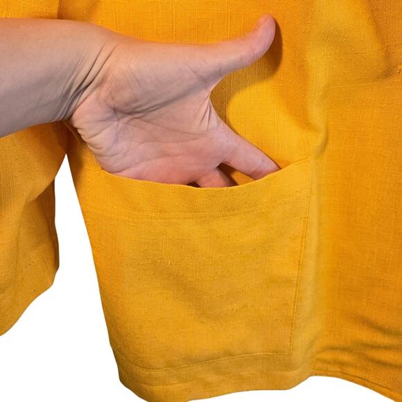 Laura Gayle Golden Blazer, Size 18W – Bold & Chic Jacket [0294] - Picture 5 of 9